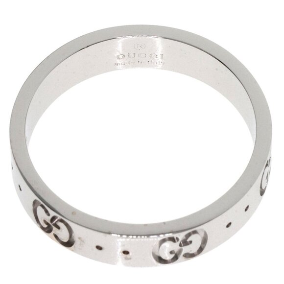 GUCCI 18k White Gold Ring - Picture 4 of 10